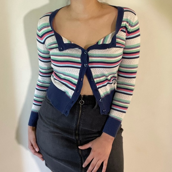 Striped Cardigan - Picture 2 of 8